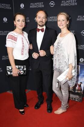 Anca Miruna Lazarescu, David Lindner und Susanne Bormann bei der Premiere von Die Reise mit Vater auf dem 34. Filmfest München 2016 im ARRI Kino. München, 26.06.2016 Foto:xP.xSchönbergerx xFuturexImage