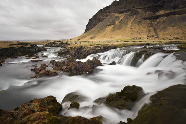 Iceland, landscape with brook  FDF000188