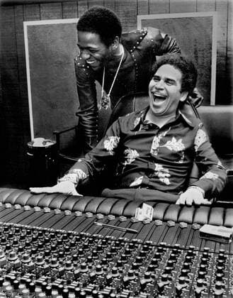 Jan. 05, 2010 - Memphis, TN, USA - Al Green (standing) and Willie Mitchell in an undated photograph. One of the great pillars of the Memphis sound, Willie Mitchell, has died. The musician, songwriter, producer and label head died Tuesday, Jan. 5, 2010,. at Methodist University Hospital. He was 81. - ZUMAc51_
