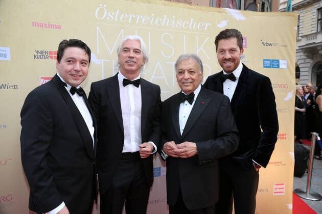Österreichischer Musiktheaterpreis 2016 Wien, Ronacher, 27. 06. 2016 Karl Michael EBNER, Dmitri HVOROSTOVSKY, Zubin MEHTA , Daniel SERAFIN