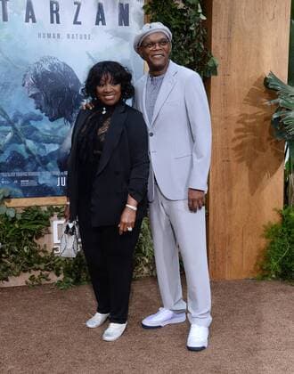 Cast member Samuel L. Jackson and his wife, actress LaTanya Richardson Jackson attend the premiere of the motion picture adventure film The Legend of Tarzan at the Dolby Theatre in the Hollywood section of Los Angeles on June 27, 2016. Storyline: Tarzan, having acclimated to life in London, is called back to his former home in the jungle to investigate the activities at a mining encampment.  LAP2016062717 JIMxRUYMEN