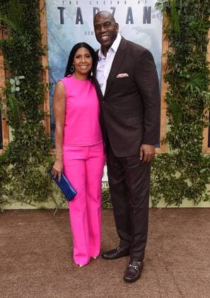 June 27, 2016 - Hollywood, California, U.S. - Earvin Magic Johnson & Earlitha Ã¢â‚¬Å CookieÃ¢â‚¬Â Kelly arrives for the premiere of the film The Legend of Tarzan at the Dolby Theatre. Hollywood U.S. - ZUMAo05_