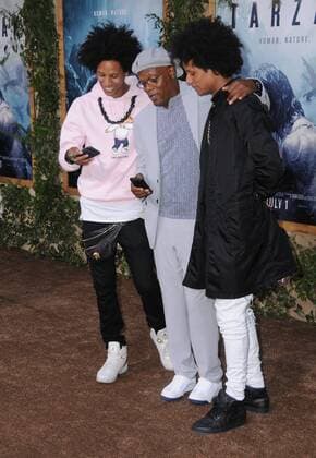 June 27, 2016 - Hollywood, CA, United States - 27 June 2016 - Hollywood. Les Twins, Samuel L. Jackson. Arrivals for the Los Angeles World Premiere of Warner Bros. The Legend of Tarzan held at the Dolby Theater. Photo Credit: Hollywood United States - ZUMAa123