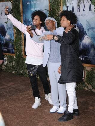 June 27, 2016 - Hollywood, CA, United States - 27 June 2016 - Hollywood. Les Twins, Samuel L. Jackson. Arrivals for the Los Angeles World Premiere of Warner Bros. The Legend of Tarzan held at the Dolby Theater. Photo Credit: Hollywood United States - ZUMAa123