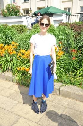 Aino Laberenz bei der Ankunft zur Hien Le Modenschau im Rahmen der Mercedes-Benz Fashion Week Frühjahr Sommer 2017 am 28.06.2016 in Berlin MBFW Fashionweek in Berlin 2016- Hien Le Fashion Show 