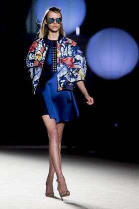 June 27, 2016 - Barcelona, Spain - Models presents a creation by Justicia Ruano at the 080 Barcelona Fashion Week 2016 on June 27, 2016 in Barcelona, Spain. Barcelona Spain  - ZUMAn230