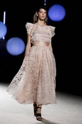 June 27, 2016 - Barcelona, Spain - Models presents a creation by Justicia Ruano at the 080 Barcelona Fashion Week 2016 on June 27, 2016 in Barcelona, Spain. Barcelona Spain  - ZUMAn230