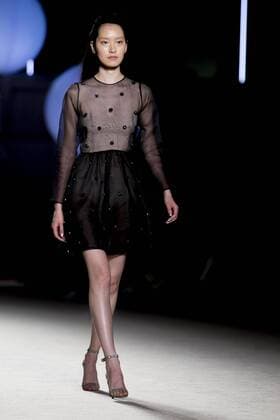 June 27, 2016 - Barcelona, Spain - Models presents a creation by Justicia Ruano at the 080 Barcelona Fashion Week 2016 on June 27, 2016 in Barcelona, Spain. Barcelona Spain  - ZUMAn230
