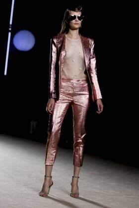June 27, 2016 - Barcelona, Spain - Models presents a creation by Justicia Ruano at the 080 Barcelona Fashion Week 2016 on June 27, 2016 in Barcelona, Spain. Barcelona Spain  - ZUMAn230
