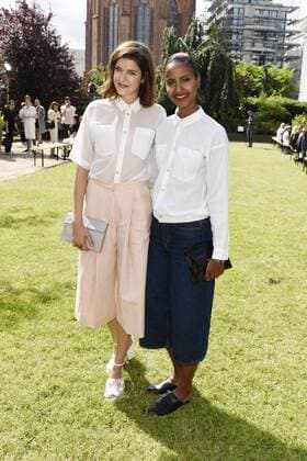 Marie Nasemann und Sara Nuru bei der Hien Le Fashion Show auf der Mercedes-Benz Fashion Week Berlin Spring Summer 2017. Berlin, 28.06.2016 Foto:xFredericx xFuturexImage