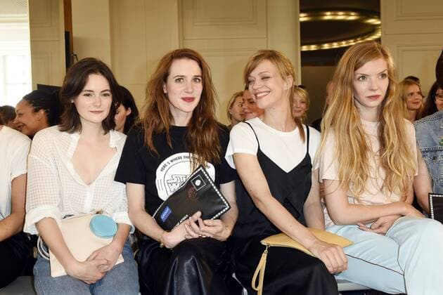 Lea van Acken, Julia Malik, Heike Makatsch und Pheline Roggan bei der Malaikaraiss Fashion Show auf der Mercedes-Benz Fashion Week Berlin Spring Summer 2017. Berlin, 28.06.2016 Foto:xFredericx xFuturexImage