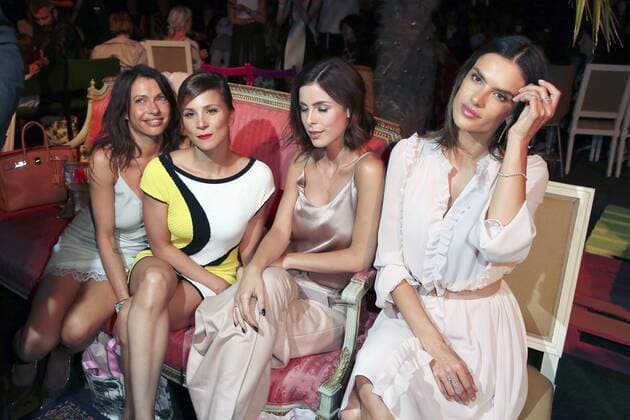 Jana Pallaske, Aylin Tezel, Lena Meyer-Landrut und Alessandra Ambrosio bei der Marc Cain Fashion Show auf der Mercedes-Benz Fashion Week Berlin Spring Summer 2017. Berlin, 28.06.2016 Foto:xS.xGabschx xFuturexImage