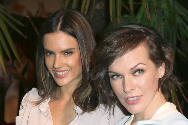Alessandra Ambrosio und Milla Jovovich bei der Marc Cain Fashion Show auf der Mercedes-Benz Fashion Week Berlin Spring Summer 2017. Berlin, 28.06.2016 Foto:xS.xGabschx xFuturexImage