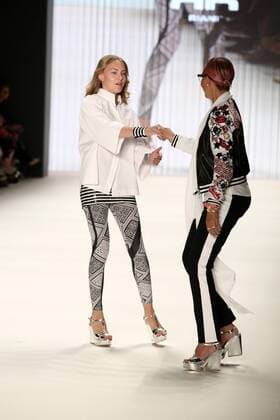 Berlin Fashion Week - Promis auf dem Laufsteg bei der Riani Modenschau Cheyenne Savannah Ochsenknecht und Mutter Natascha Ochsenknecht bei der Riani Fashion Show auf der Mercedes-Benz Fashion Week Berlin Spring Summer 2017. Berlin, 28.06.2016 Foto:xS.xGabschx xFuturexImage