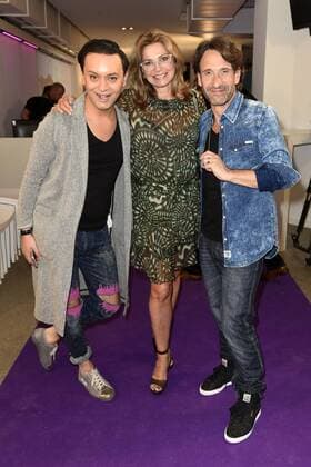 Julian F. M. Stoeckel, Maren Gilzer und Falk-Willy Wild bei der Manou Lenz Aftershow Party auf der Mercedes-Benz Fashion Week Berlin Spring Summer 2017. Berlin, 28.06.2016 Foto:xFredericx xFuturexImage