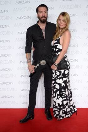 Alec Voelkel mit Ehefrau Johanna Michels Fashion Show Marc Cain