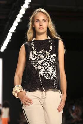 Elena Carriere bei der Sportalm Fashion Show auf der Mercedes-Benz Fashion Week Berlin Spring Summer 2017. Berlin, 29.06.2016 Foto:xS.xGabschx xFuturexImage