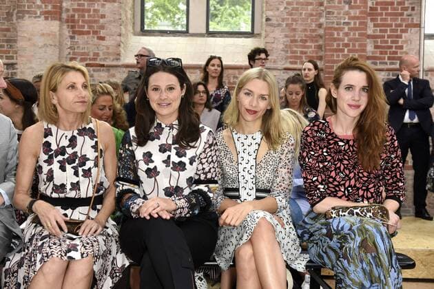 Kimberly Marteau Emerson, Katie Lowes, Julia Dietze und Julia Malik bei der Dorothee Schumacher Fashion Show auf der Mercedes-Benz Fashion Week Berlin Spring Summer 2017. Berlin, 29.06.2016 Foto:xFredericx xFuturexImage