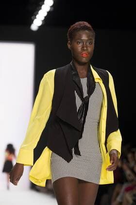 June 29, 2016 - Berlin, Germany - A model walks the runway at the Anja Gockel show during the Mercedes-Benz Fashion Week Berlin Spring Summer 2017 at Erika Hess Eisstadion in Berlin, Germany on June 29, 2016. Berlin Germany  - ZUMAn230