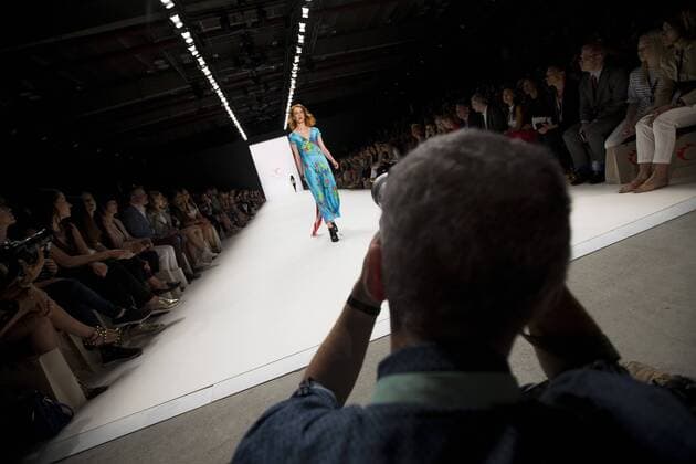 June 29, 2016 - Berlin, Germany - A model walks the runway at the Anja Gockel show during the Mercedes-Benz Fashion Week Berlin Spring Summer 2017 at Erika Hess Eisstadion in Berlin, Germany on June 29, 2016. Berlin Germany  - ZUMAn230