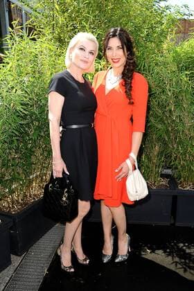 Kriemhild Siegel und Alexandra Polzin bei der Ankunft zur Minx by Eva Lutz Modenschau im Rahmen der Mercedes-Benz Fashion Week Frühjahr Sommer 2017 am 29.06.2016 in Berlin MBFW Fashionweek in Berlin 2016- Minx by Eva Lutz Fashion Show 