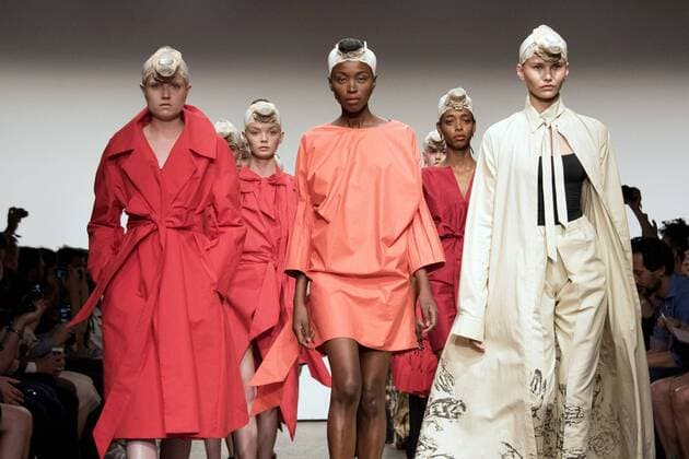 Models bei der I VR Isabel Vollrath Fashion Show auf der Mercedes-Benz Fashion Week Berlin Spring Summer 2017. Berlin, 29.06.2016 Foto:xFredericx xFuturexImage