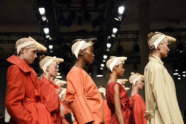 Models bei der I VR Isabel Vollrath Fashion Show auf der Mercedes-Benz Fashion Week Berlin Spring Summer 2017. Berlin, 29.06.2016 Foto:xFredericx xFuturexImage