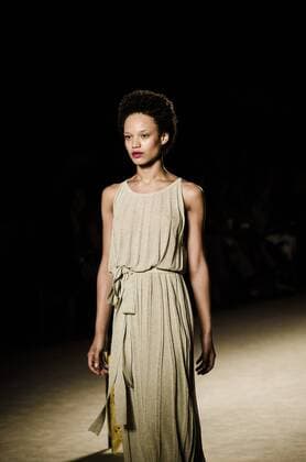 June 29, 2016 - Barcelona, Catalonia, Spain - A model walks the runway presenting the new Odalisques collection by fashion label Escorpion at the 080 Barcelona Fashion 2016 summer edition. Barcelona Spain - ZUMAo105