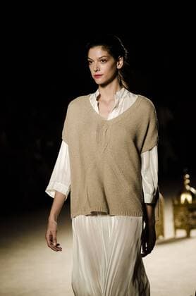 June 29, 2016 - Barcelona, Catalonia, Spain - A model walks the runway presenting the new Odalisques collection by fashion label Escorpion at the 080 Barcelona Fashion 2016 summer edition. Barcelona Spain - ZUMAo105