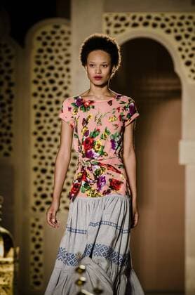 June 29, 2016 - Barcelona, Catalonia, Spain - A model walks the runway presenting the new Odalisques collection by fashion label Escorpion at the 080 Barcelona Fashion 2016 summer edition. Barcelona Spain - ZUMAo105