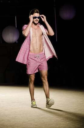 June 29, 2016 - Barcelona, Catalonia, Spain - A model walks the runway presenting the new Barcelona Urban Life Style collection by fashion label BCN Brand at the 080 Barcelona Fashion 2016 summer edition. Barcelona Spain - ZUMAo105