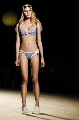 June 29, 2016 - Barcelona, Catalonia, Spain - A model walks the runway presenting the new Barcelona Urban Life Style collection by fashion label BCN Brand at the 080 Barcelona Fashion 2016 summer edition. Barcelona Spain - ZUMAo105