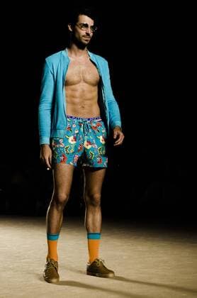 June 29, 2016 - Barcelona, Catalonia, Spain - A model walks the runway presenting the new Paseo Maritimo collection by fashion label Punto Blanco at the 080 Barcelona Fashion 2016 summer edition. Barcelona Spain - ZUMAo105