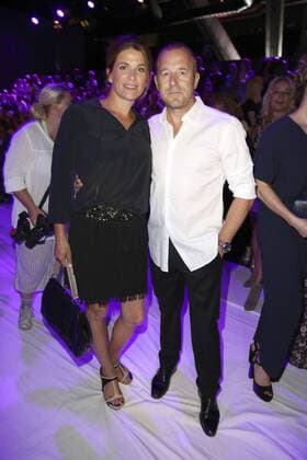 Heino Ferch mit Ehefrau Marie-Jeanette Ferch bei der Laurel Fashion Show auf der Mercedes-Benz Fashion Week Berlin Spring Summer 2017. Berlin, 29.06.2016 Foto:xS.xGabschx xFuturexImage