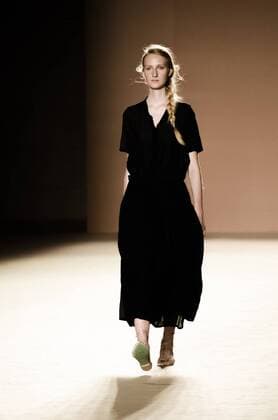 June 29, 2016 - Barcelona, Catalonia, Spain - A model walks the runway presenting the new Memories Of The Java Sea collection by fashion label Lebor Gabala at the 080 Barcelona Fashion 2016 summer edition. Barcelona Spain - ZUMAo105