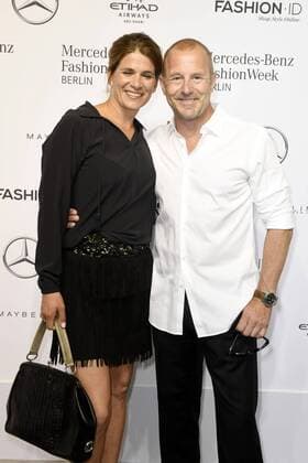 Heino Ferch mit Ehefrau Marie-Jeanette Ferch bei der Laurel Fashion Show auf der Mercedes-Benz Fashion Week Berlin Spring Summer 2017. Berlin, 29.06.2016 Foto:xFredericx xFuturexImage