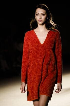 June 29, 2016 - Barcelona, Catalonia, Spain - A model walks the runway presenting the new Memories Of The Java Sea collection by fashion label Lebor Gabala at the 080 Barcelona Fashion 2016 summer edition. Barcelona Spain - ZUMAo105