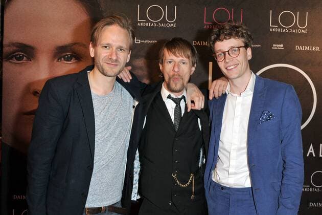 Premiere LOU Andreas Salome Matthias Lier, Alexander Scheer, Julius Feldmeier Ankunft zur Berlin Premiere LOU Andreas Salome im Kino der Kulturbrauerei in Berlin, 29.06.2016