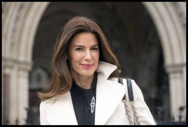 . 27 06 2016. London, United Kingdom. Christina Estrada Juffali. Christina Estrada Juffali arrives at the High Court London, Former supermodel Christina Estrada is suing her Saudi billionaire ex-husband for Â£196million.  xi-Imagesx IIM-13015-0008