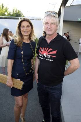 Sarah Wiener und Detlev Buck bei der Guido Maria Kretschmer Fashion Show auf der Mercedes-Benz Fashion Week Berlin Spring Summer 2017. Berlin, 29.06.2016 Foto:xS.xGabschx xFuturexImage