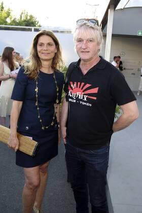 Sarah Wiener und Detlev Buck bei der Guido Maria Kretschmer Fashion Show auf der Mercedes-Benz Fashion Week Berlin Spring Summer 2017. Berlin, 29.06.2016 Foto:xS.xGabschx xFuturexImage