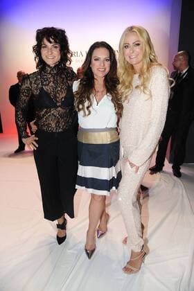Marlene Lufen, Christine Neubauer und Jenny Elvers bei der G.M.Kretschmer Modenschau im Rahmen der Mercedes-Benz Fashion Week Frühjahr Sommer 2017 am 29.06.2016 in Berlin MBFW Fashionweek in Berlin 2016- G.M.Kretschmer Fashion Show 