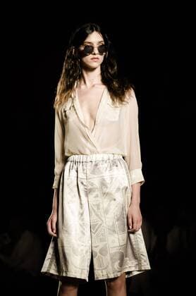 June 29, 2016 - Barcelona, Catalonia, Spain - A model walks the runway presenting the new Spring 2017 collection by fashion label Custo Barcelona at the 080 Barcelona Fashion 2016 summer edition. Barcelona Spain - ZUMAo105