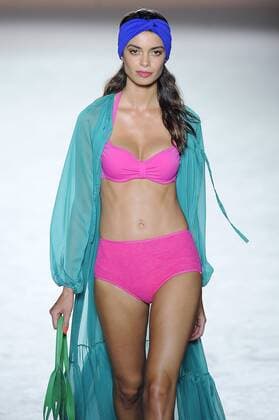 June 29, 2016 - Barcelona, Catalonia, Spain - Joana Sanz wearing clothes from Punto Blanco during the third day of 080 Barcelona Fashion Week on June 29, 2016 in Barcelona, Spain. Barcelona Spain  - ZUMAn230