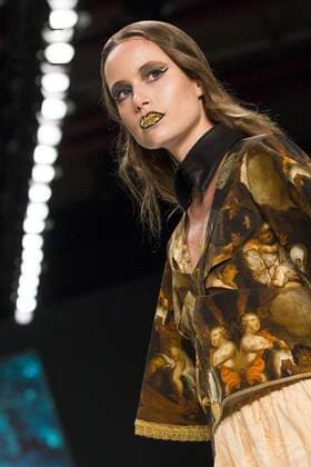 June 29, 2016 - Berlin, Germany - A model walks the runway at the Rebekka Ruetz show during the Mercedes-Benz Fashion Week Berlin Spring Summer 2017 at Erika Hess Eisstadion in Berlin, Germany on June 29, 2016. Berlin Germany  - ZUMAn230
