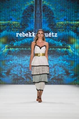 June 29, 2016 - Berlin, Germany - A model walks the runway at the Rebekka Ruetz show during the Mercedes-Benz Fashion Week Berlin Spring Summer 2017 at Erika Hess Eisstadion in Berlin, Germany on June 29, 2016. Berlin Germany  - ZUMAn230