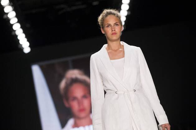 Berlin Fashion Week - Minx by Eva Lutz Modenschau June 29, 2016 - Berlin, Germany - A model walks the runway at the Minx by Eva Lutz show during the Mercedes-Benz Fashion Week Berlin Spring Summer 2017 at Erika Hess Eisstadion in Berlin, Germany on June 29, 2016. Berlin Germany  - ZUMAn230