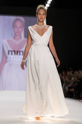 Berlin Fashion Week - Minx by Eva Lutz Modenschau June 29, 2016 - Berlin, Germany - A model walks the runway at the Minx by Eva Lutz show during the Mercedes-Benz Fashion Week Berlin Spring Summer 2017 at Erika Hess Eisstadion in Berlin, Germany on June 29, 2016. Berlin Germany  - ZUMAn230