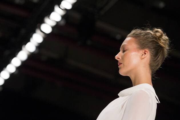 Berlin Fashion Week - Minx by Eva Lutz Modenschau June 29, 2016 - Berlin, Germany - A model walks the runway at the Minx by Eva Lutz show during the Mercedes-Benz Fashion Week Berlin Spring Summer 2017 at Erika Hess Eisstadion in Berlin, Germany on June 29, 2016. Berlin Germany  - ZUMAn230