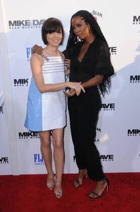 June 29, 2016 - Hollywood, CA, United States - 29 June 2016 - Hollywood. Aubrey Plaza, Tasha Smith. Arrivals for the Premiere Of 20th Century Fox s Mike And Dave Need Wedding Dates held at Cinerama Dome at ArcLight Hollywood. Photo Credit: Hollywood United States - ZUMAa123